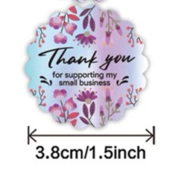 2/12 Thank You Stickers - Picture 3 of 3